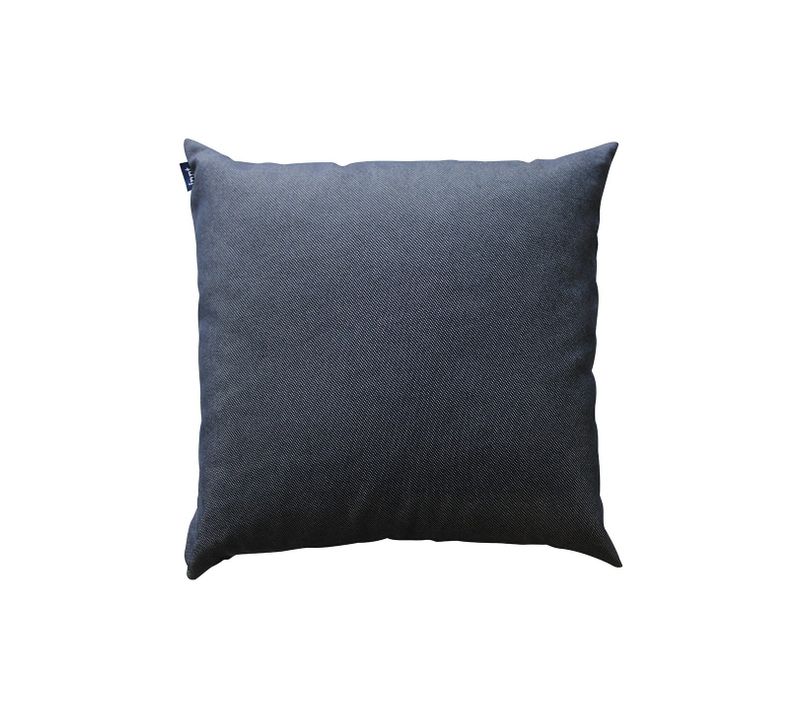 Coussin En Coton Recyclé Bleu Marine 50 X 50 Cm