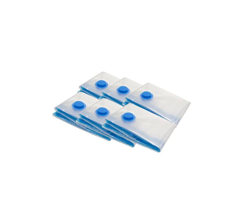 Lot 6 Housses Rangement Sous Vide 100 X 70 Cm Taille Xl