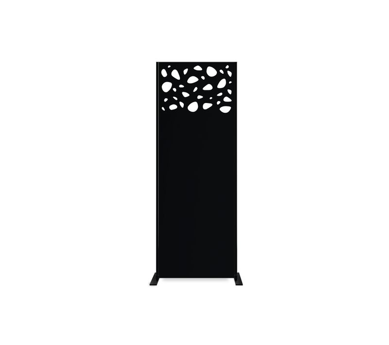 Panneau Décoratif Sunny Noir H.160cm Motifs Sur Le Haut