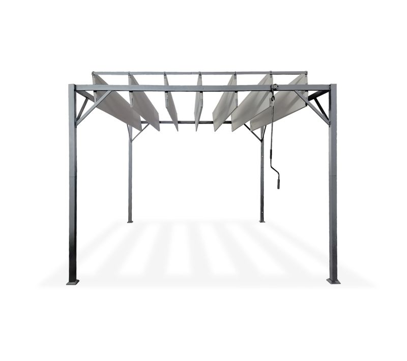 Pergola Bioclimatique Autoportée Bahia 300s300 Beige