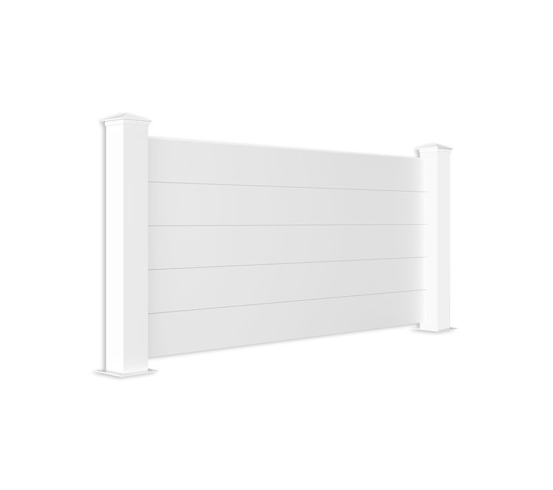 Lot De 3 Clôtures Aluminium Niesen 190h90 Blanc