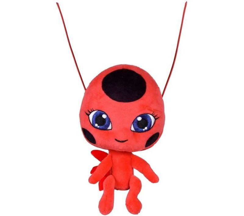 Peluche Tikki Miraculous 15 Cm - Kwami De La Création, Velours