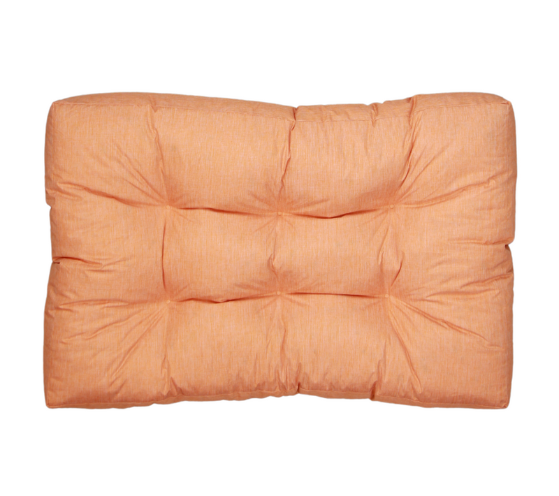 Coussins Palette Assise En Polyester 120x80x15 Cm Orange