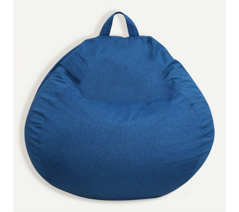 Pouf Poire Déhoussable Bleu 105 X 85 Cm