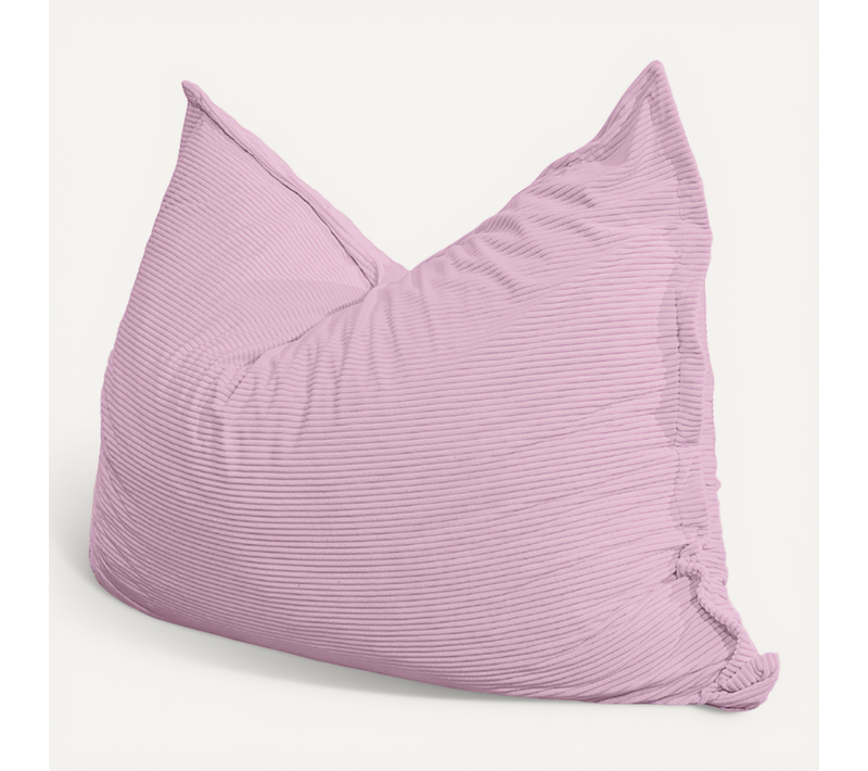 Pouf Velours Côtelé Déhoussable - 140x180 Cm