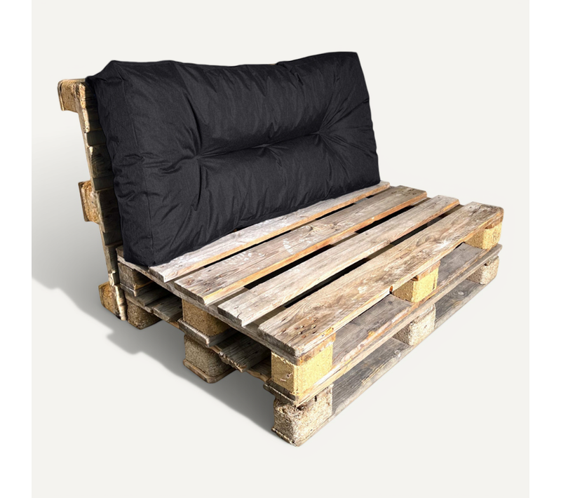 Coussin Palette En Polyester 120x60 Cm Noir