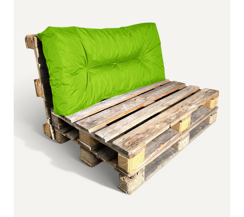 Coussin Palette En Polyester 120x60 Cm Vert