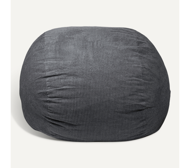 Pouf Lit Convertible 2en1 Gris Foncé