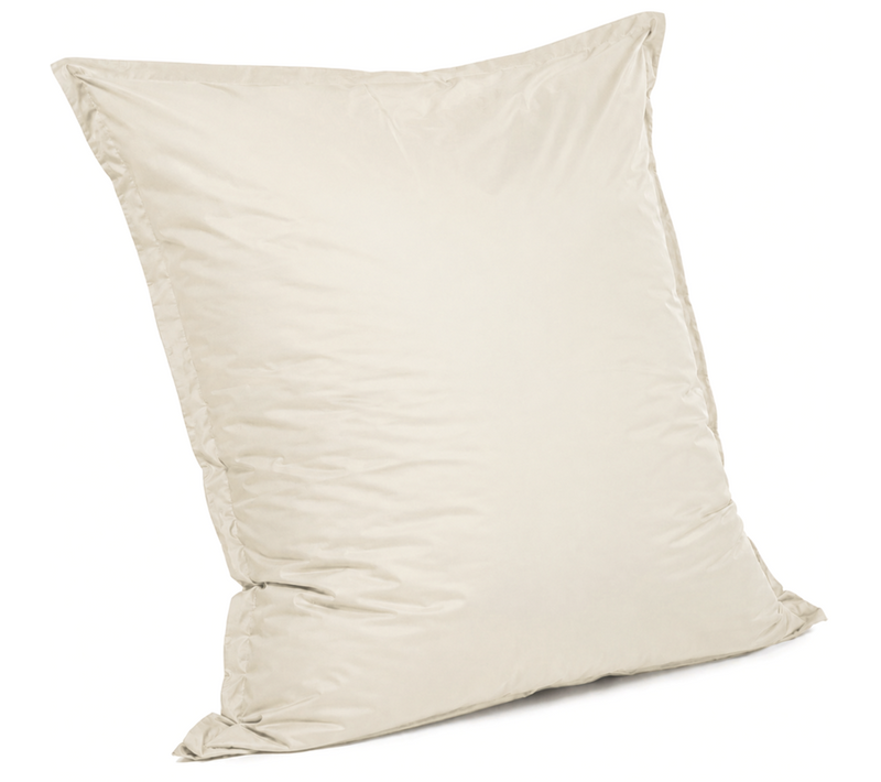 Pouf Extérieur Imperméable Anti-uv Déhoussable 120x160 Cm Beige