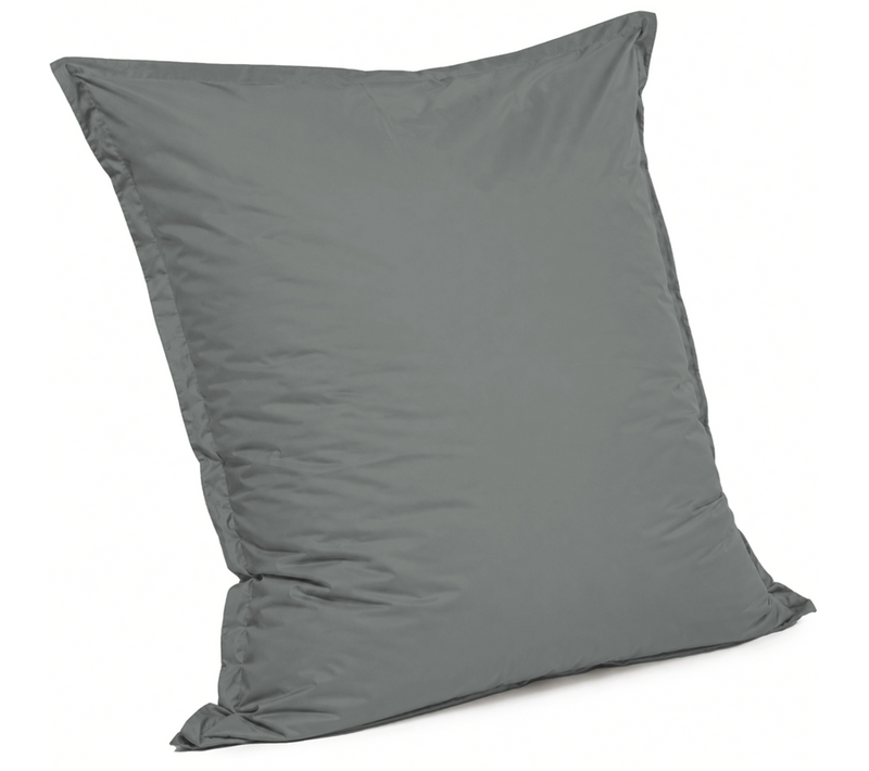 Pouf Extérieur Imperméable Anti-uv Déhoussable 120x160 Cm Gris Foncé