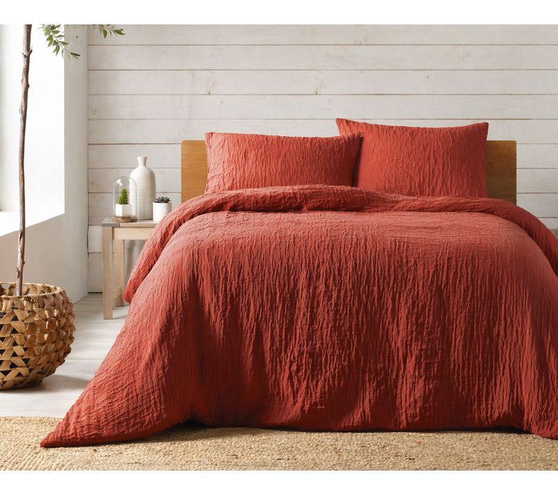 Parure De Lit Complète 260 X 240 Cm Gaze De Coton – 2 Taies 63x63 Cm + Drap Housse 160x200 Cm