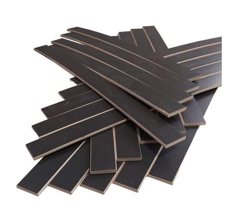 Lot De 30 Lattes Grises Pour Sommier Et Lit - 680x48x8 Mm - Bois Hêtre Durable - 7 Plis