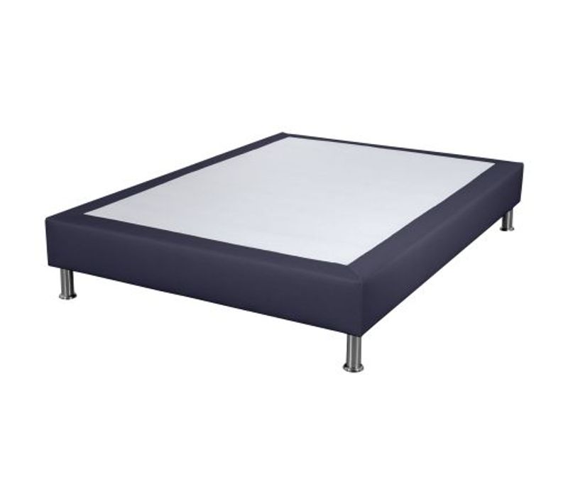 Sommier Tapissier + Pieds Sp18 Volcan 160x200 Lattes Bois Massif - H.18 Cm
