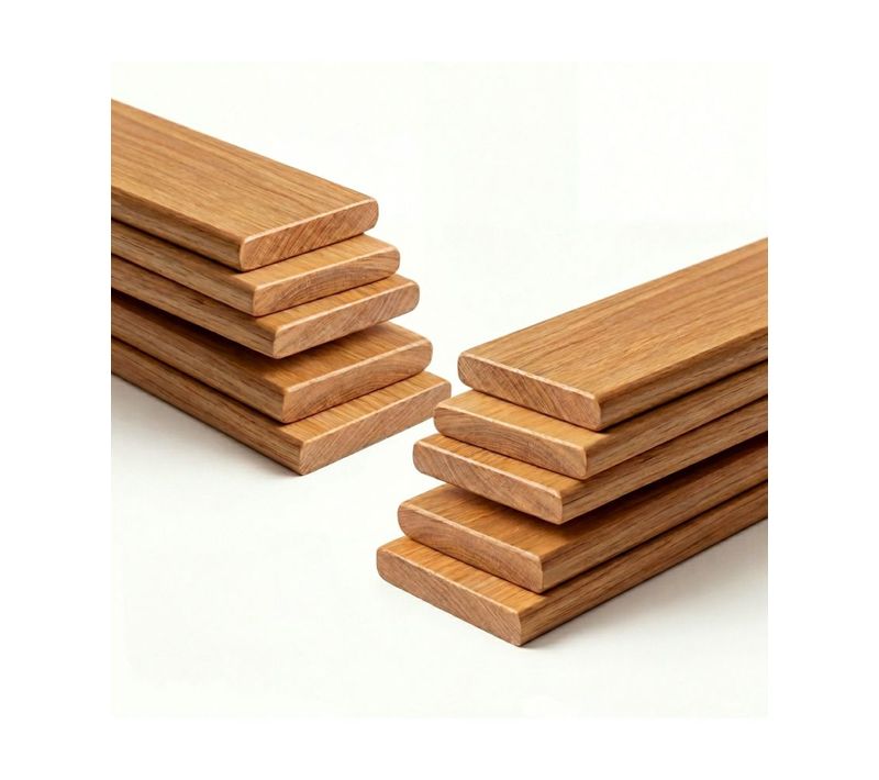 Lot De 10 Lattes Pour Sommier Et Lit - 70 Cm - 700x53x8 Mm - Bois Hêtre Durable - 7 Plis