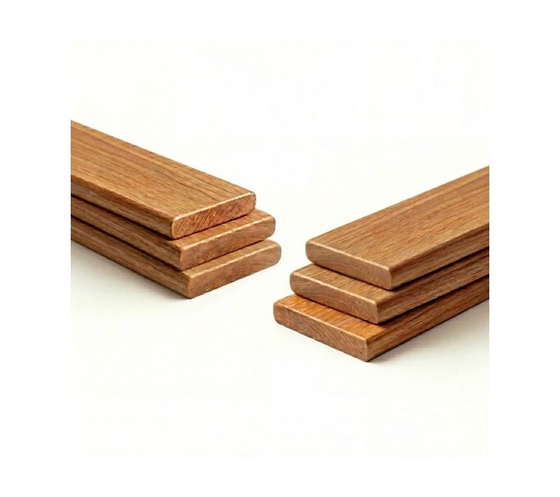 Lot De 6 Lattes Pour Sommier Et Lit - 70 Cm - 700x53x8 Mm - Bois Hêtre Durable - 7 Plis