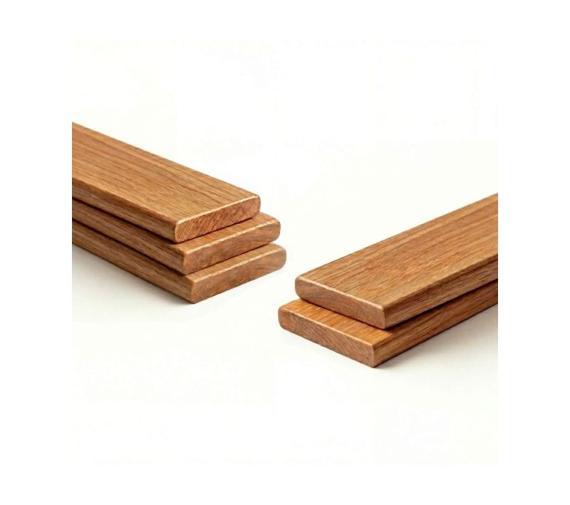Lot De 5 Lattes Pour Sommier Et Lit - 70 Cm - 700x53x8 Mm - Bois Hêtre Durable - 7 Plis