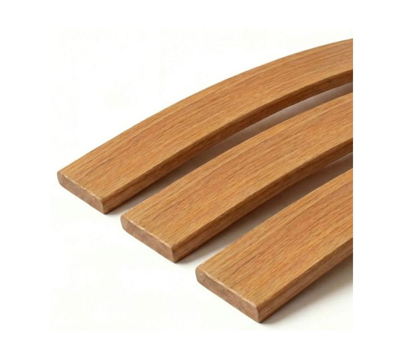 Lot De 3 Lattes Pour Sommier Et Lit - 70 Cm - 700x53x8 Mm - Bois Hêtre Durable - 7 Plis
