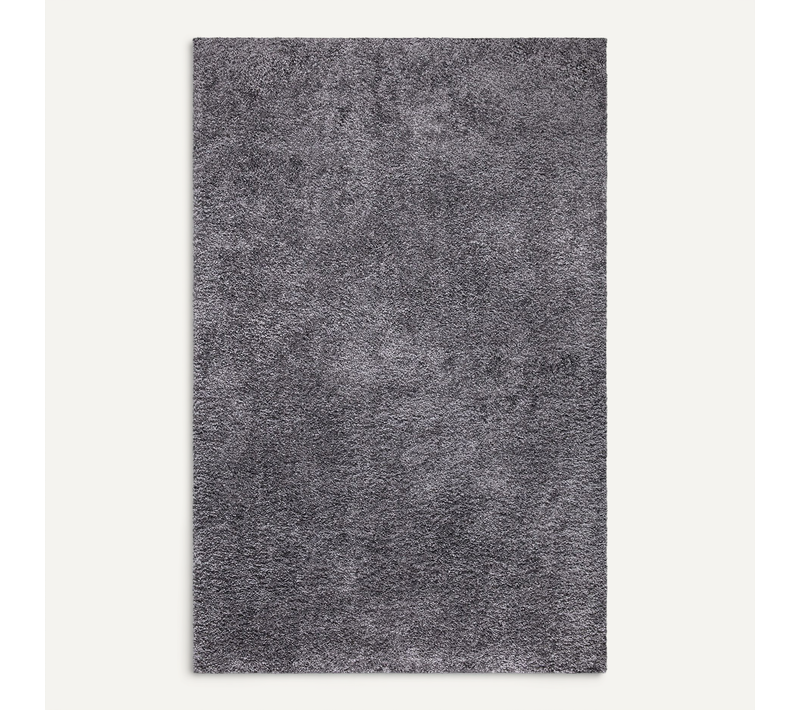Tapis à Poils Longs Softy Gris Foncé 200x290cm