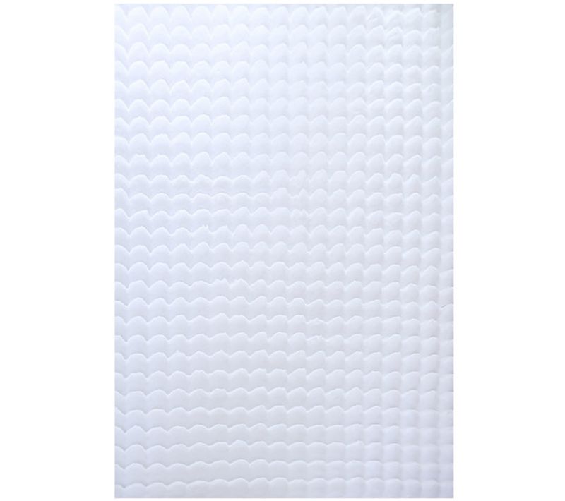 Tapis De Fourrure à Relief Blanc 160x230cm