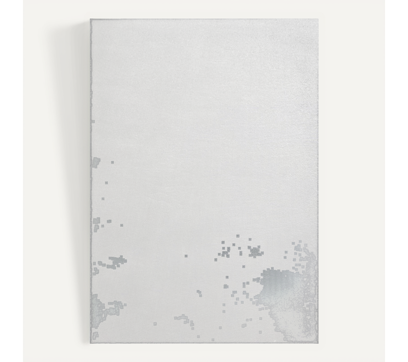 Tapis Lavable En Microfibre Douce - Gris Argent 160x230cm