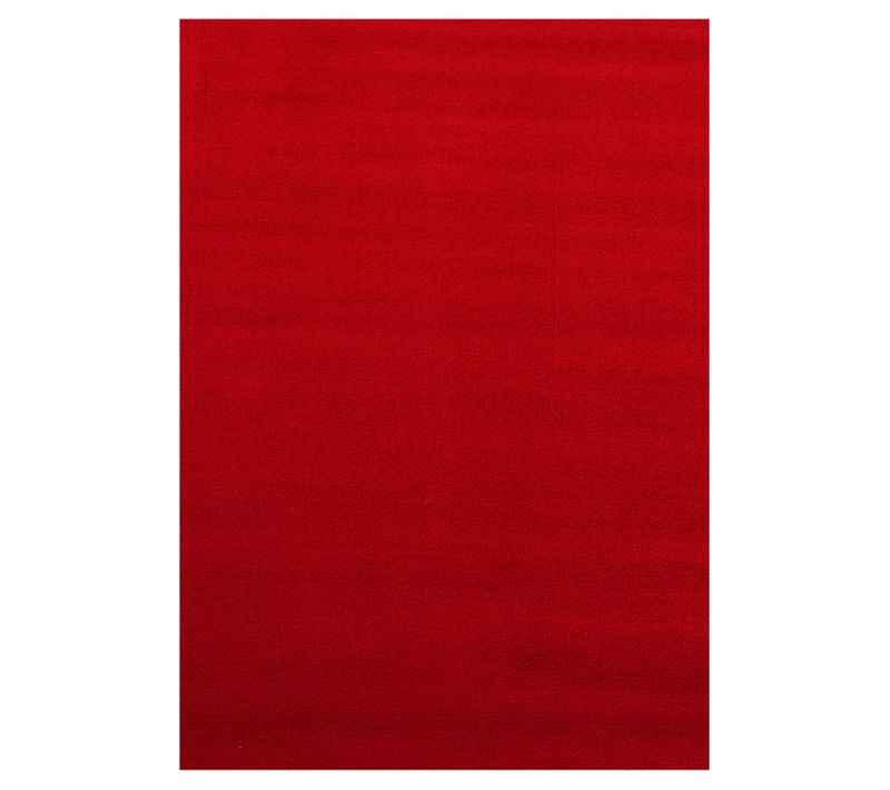 Tapis Lavable En Microfibre Douce - Rouge 120x170cm