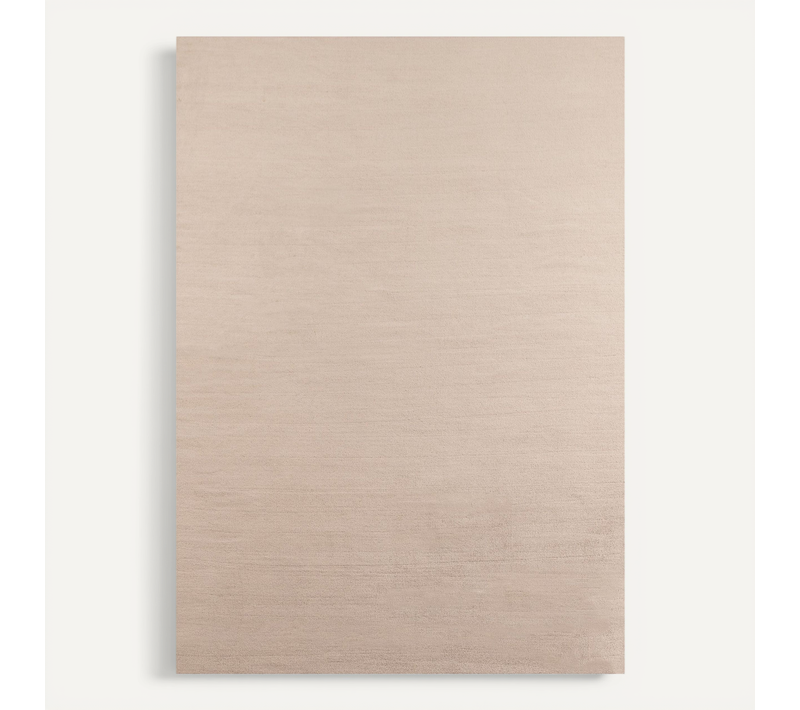 Tapis Lavable En Microfibre Douce - Beige 140x200cm