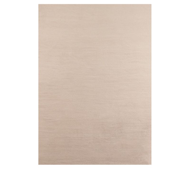 Tapis Lavable En Microfibre Douce - Beige 120x170cm
