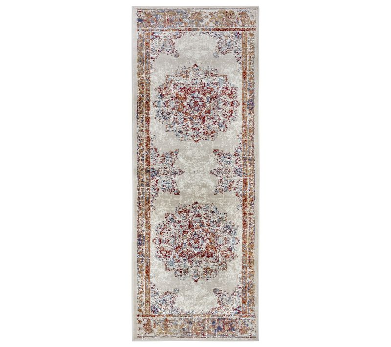 Tapis 57x90cm Style Vintage Madere Crème