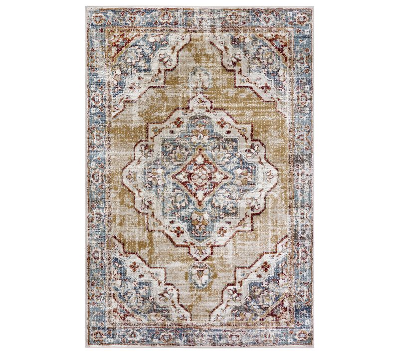 Tapis 140x200cm Style Vintage Madere Beige