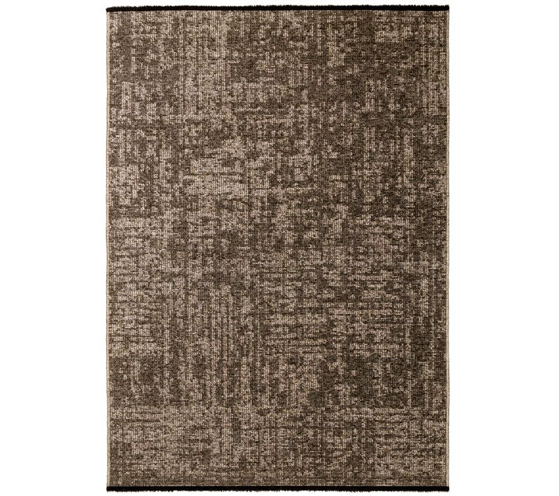 Tapis Moderne à Franges - Taupe 80x150cm