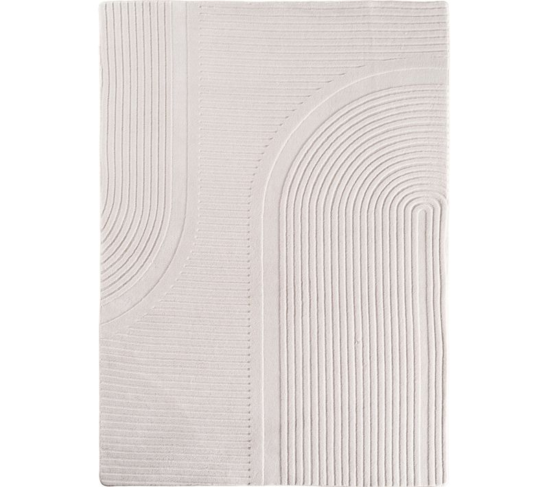 Tapis Sena Doux à Relief Crème 120x170cm
