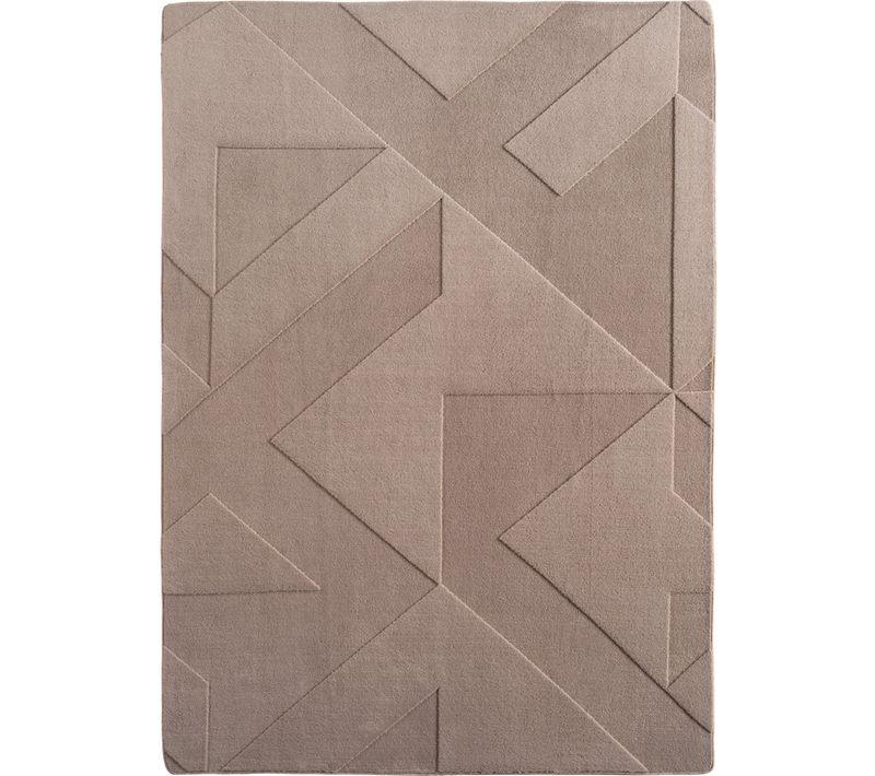 Tapis Asti Doux à Relief Beige 80x150cm