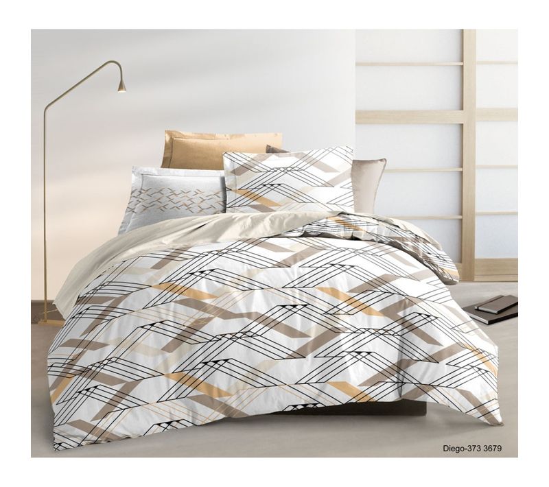 Parure De Lit Coton Diego Promo Linge
