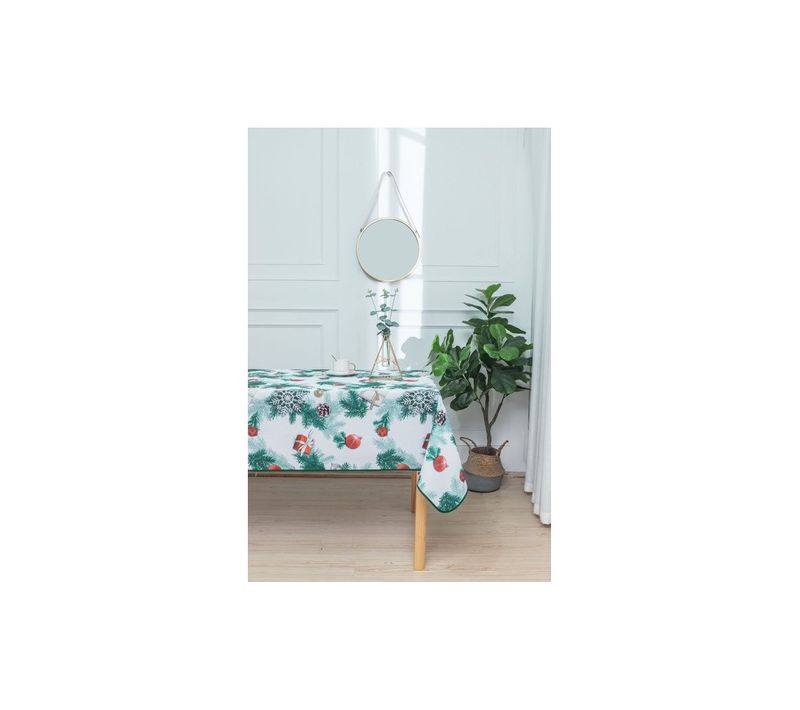Nappes Polyester Laponie Motif Pin Promo Linge