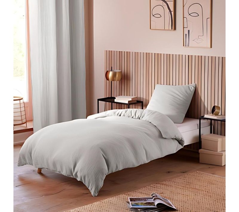 Parure De Lit Gaze De Coton Alia Promo Linge