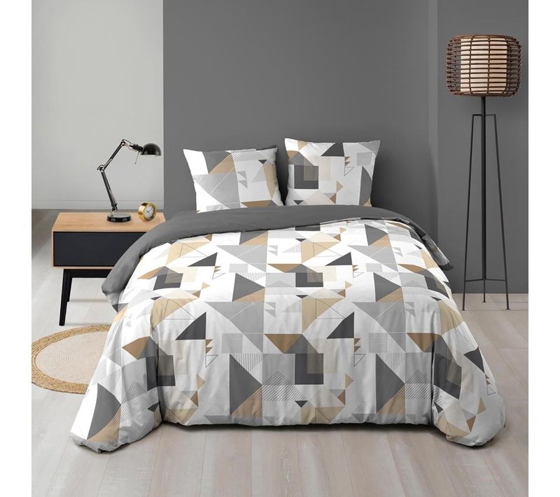 Parure De Lit Microfibre Trigone Douceur D'intérieur
