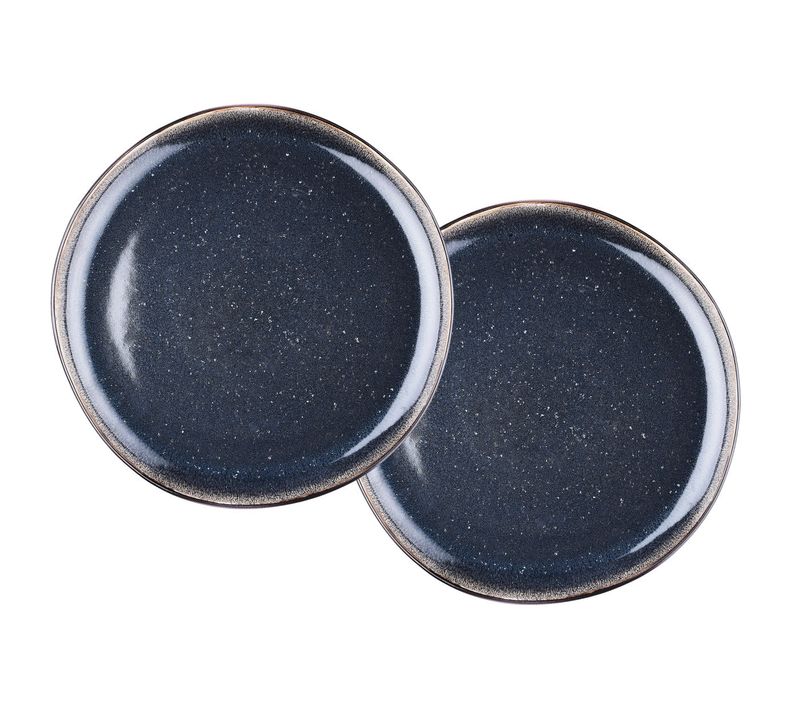 Lot De 2 Plateaux En Grès Bleu D32