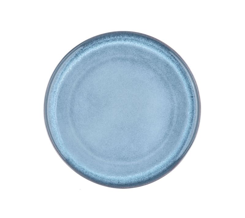 Lot De 1 Plateaux et Plats à Four En Grès Bleu D33