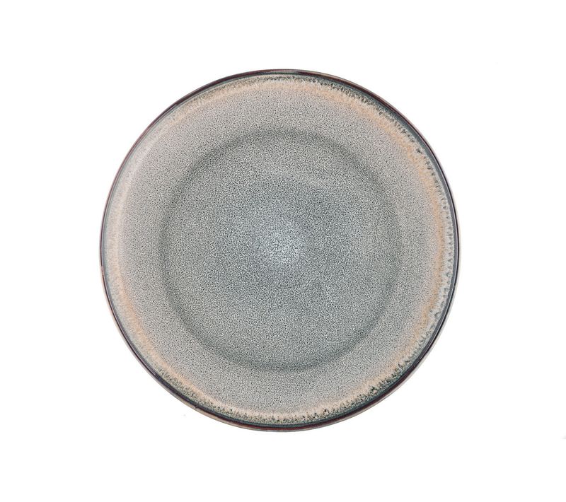 Lot De 1 Plateaux et Plats à Four En Grès Gris D33