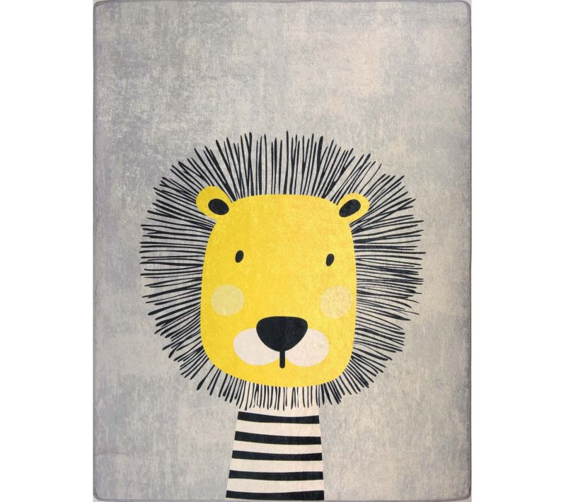 Tapis Enfant Simba Gris - 80x150cm