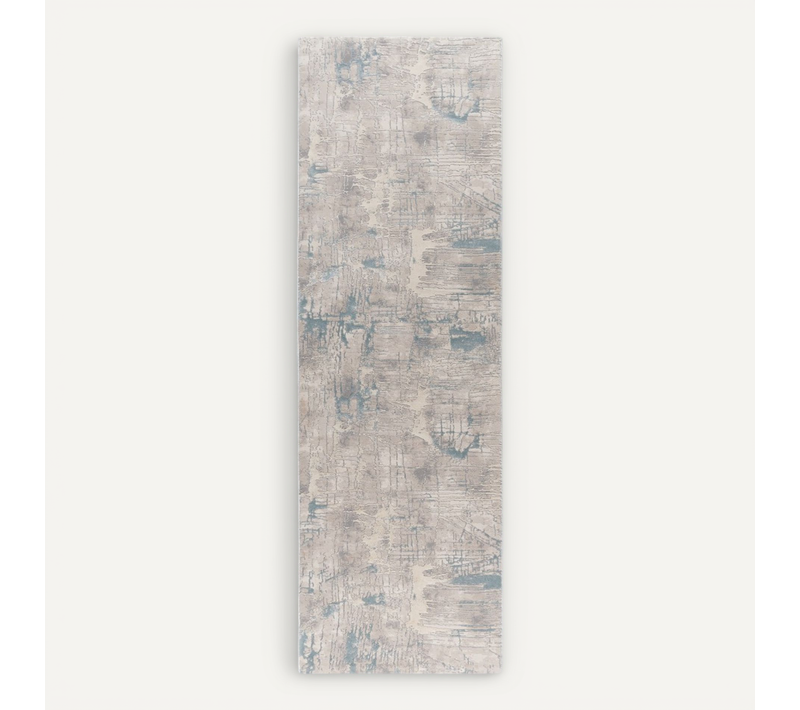 Tapis De Salon Amatis Beige/bleu 80x300