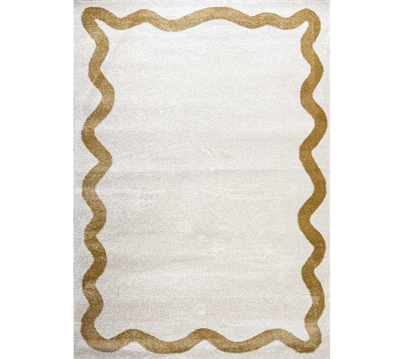 Tapis Moderne Coloré - Annecy 12 Jaune - 200x290 Cm