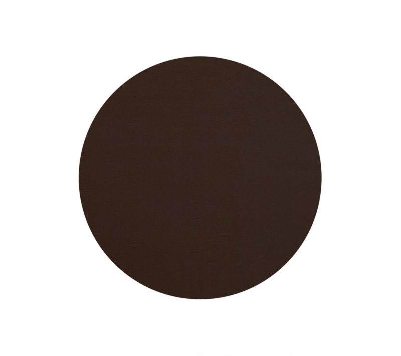 Tapis Uni Lavable En Machine Avignon Marron - 120x120 Cm