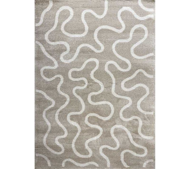 Tapis Abstrait - Annecy 13 Beige - 80x300 Cm