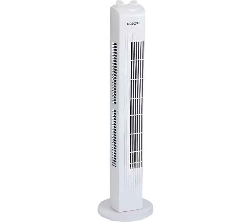 Ventilateur Colonne  - 40w - Hauteur 78 Cm - 3 Vitesses - Oscillant - Minuterie - Blanc