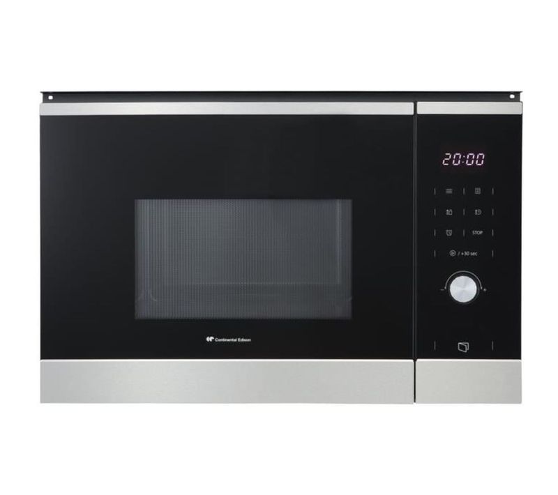 Micro Ondes Encastrable - Cemo25gine - Noir Inox L59,5 X H38,8 X P40,1 Cm - 25l