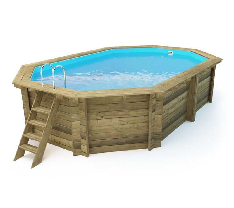 Piscine Bois " Miami 130 " - 4.86 X 3.36 X 1.30 M