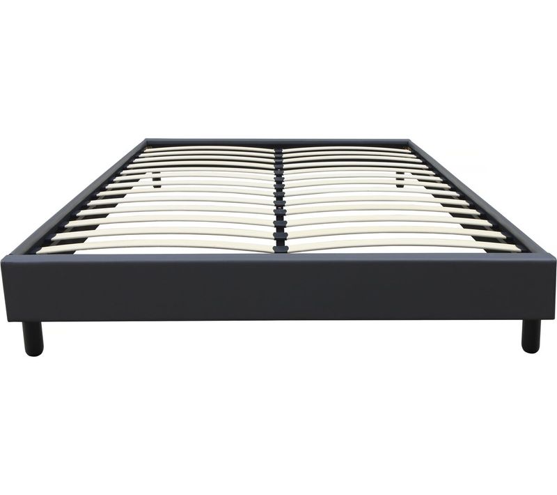Sommier "andy" - 160 X 200 Cm - Pvc - Gris Anthracite