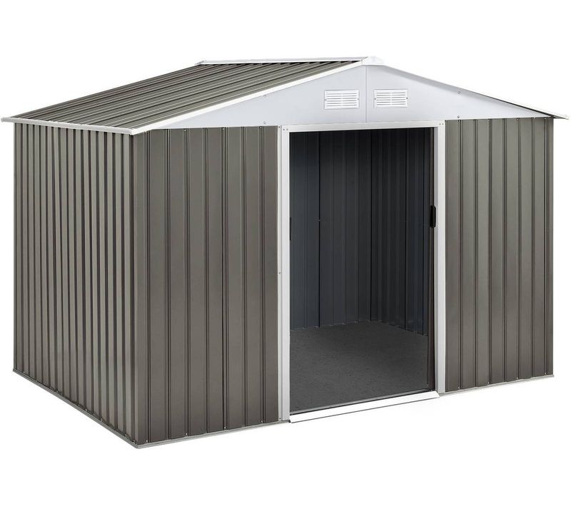 Abri De Jardin Métal "dallas" - 2.71 M² - Taupe