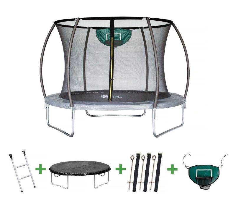 Trampoline Prestige "jumper" 3,05 M Et Panier Basket
